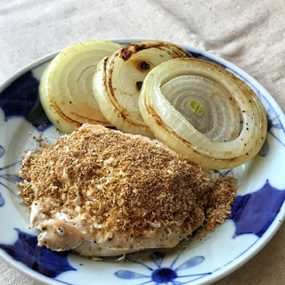 鶏肉のおからパン粉焼き